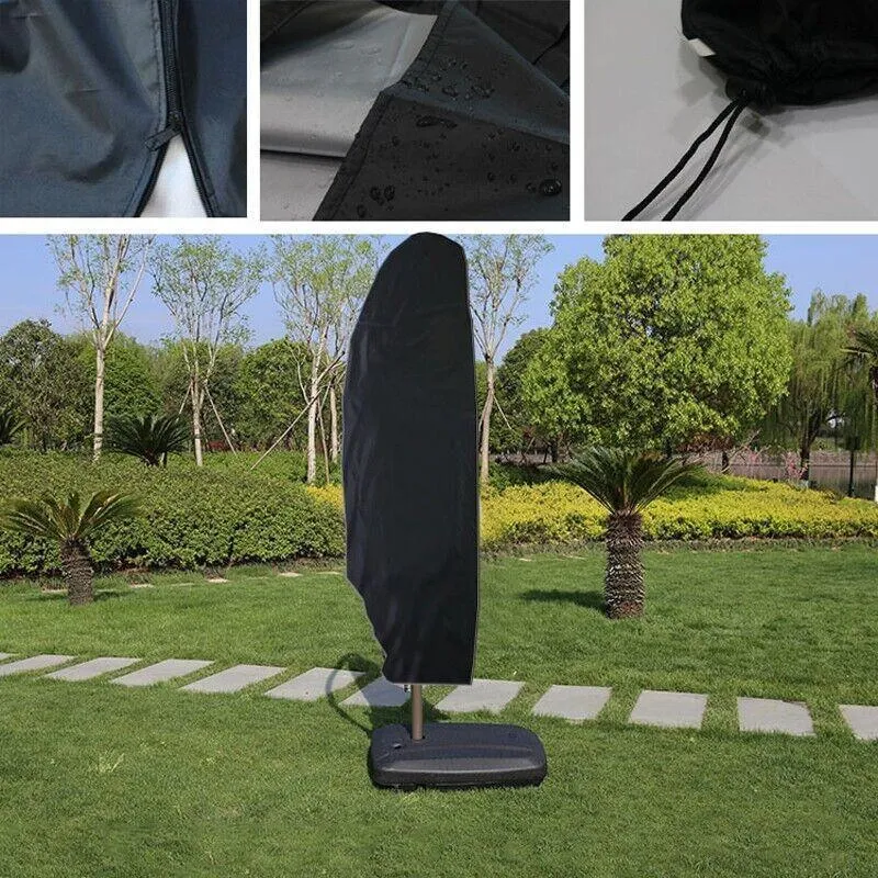 Durable Cantilever Outdoor Garden Patio Shield Parasol Banana Umbrella Cover