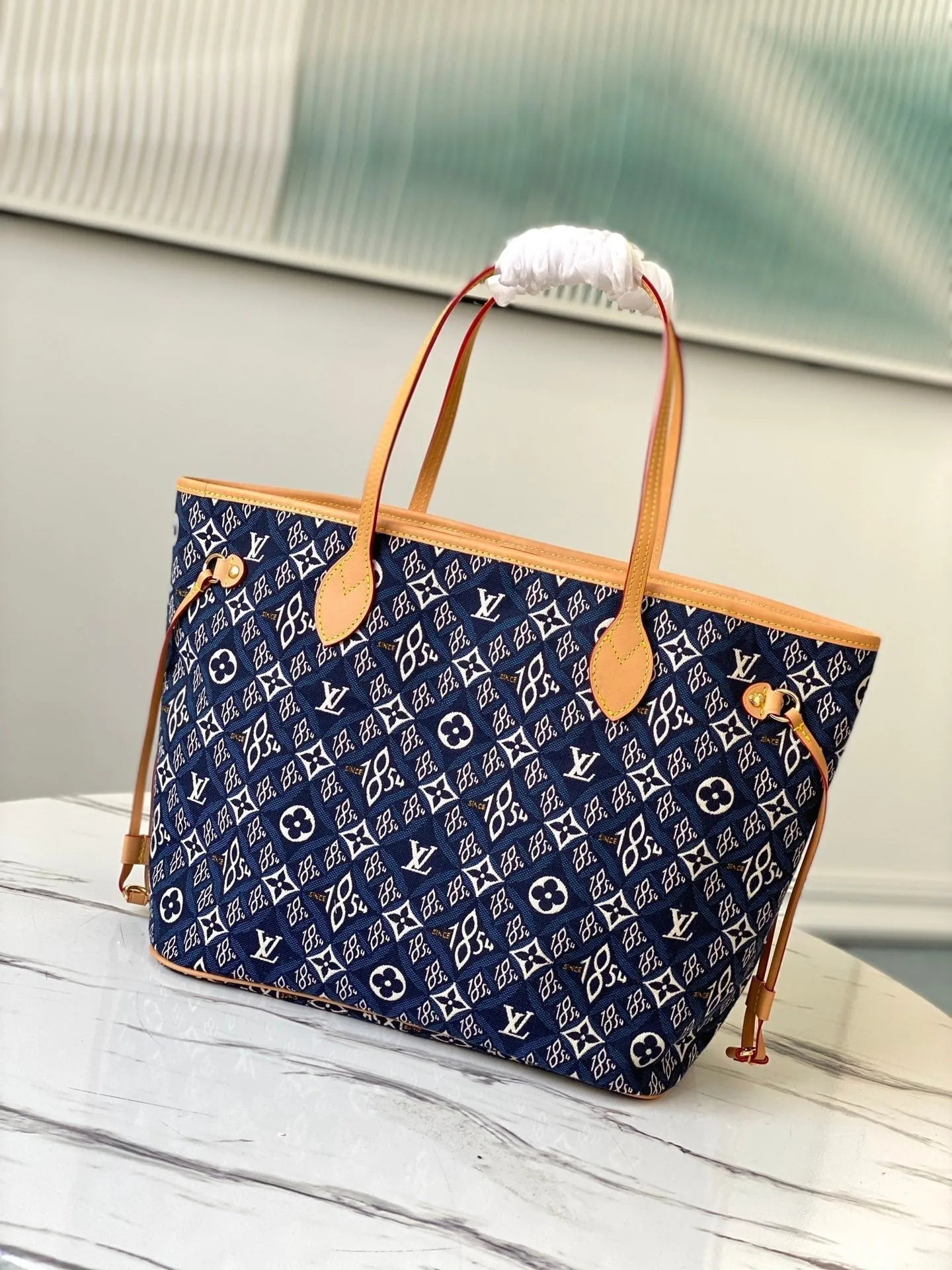 DUSTBAG Privacy-first WITH Louis 31CM MM JACQUARD Flash pricing MONOGRAM Vuitton 1854 NEVERFULL