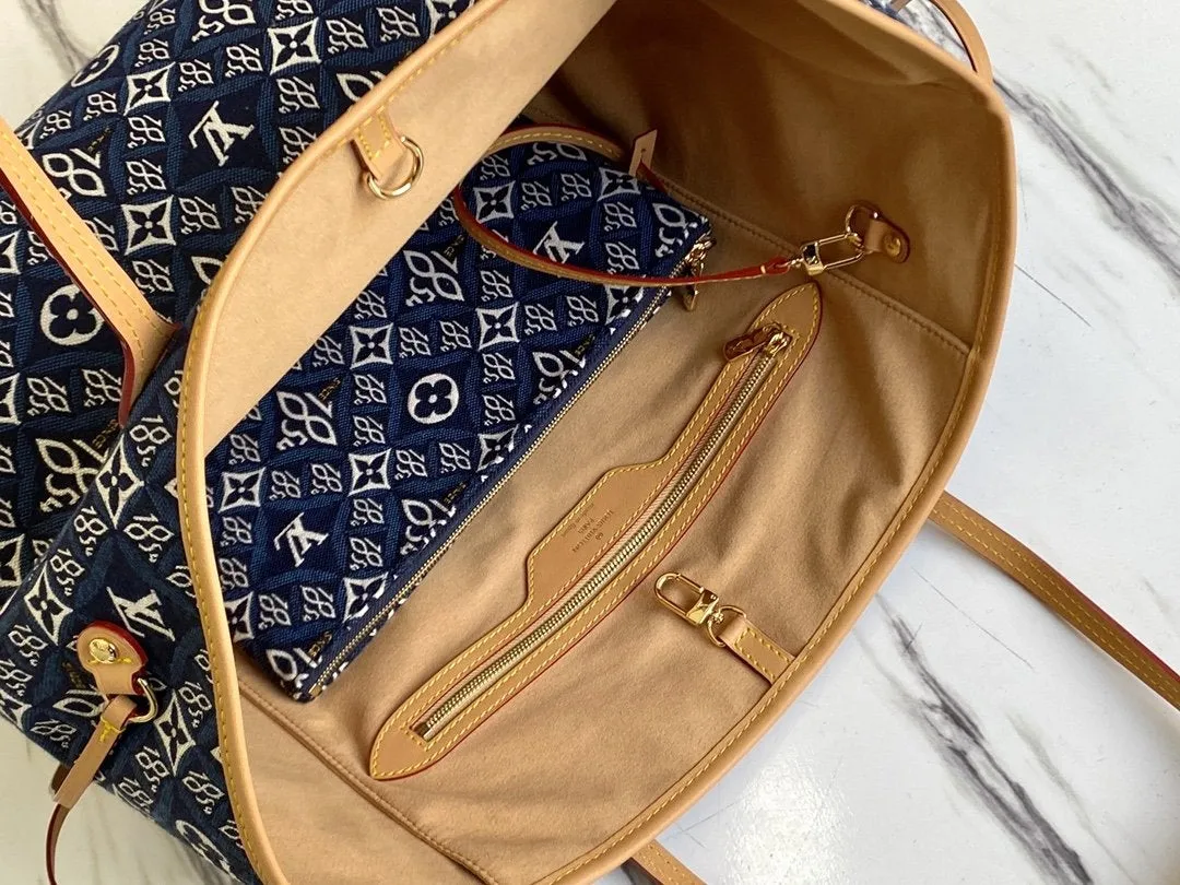 DUSTBAG Privacy-first WITH Louis 31CM MM JACQUARD Flash pricing MONOGRAM Vuitton 1854 NEVERFULL