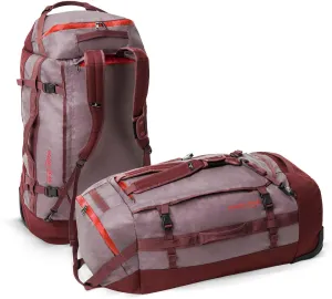 Eagle Creek Cargo Hauler 130L Rolling Duffle Bag with Wheels and Handle, Tuck-Away Backpack Straps, Easy-Access End Pocket & U-Lid Main Compartment, Currant