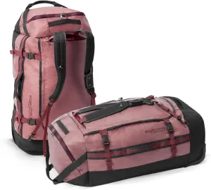 Eagle Creek Cargo Hauler 130L Rolling Duffle Bag with Wheels and Handle, Tuck-Away Backpack Straps, Easy-Access End Pocket & U-Lid Main Compartment, Earth Red