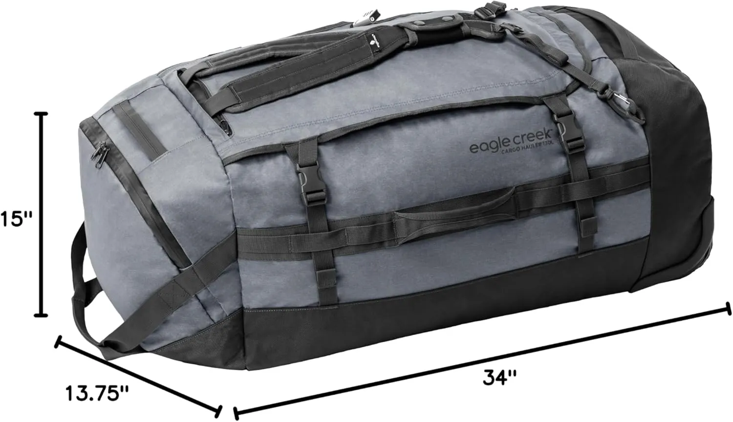 eagle creek Cargo Hauler Wheeled Duffel 130L Charcoal