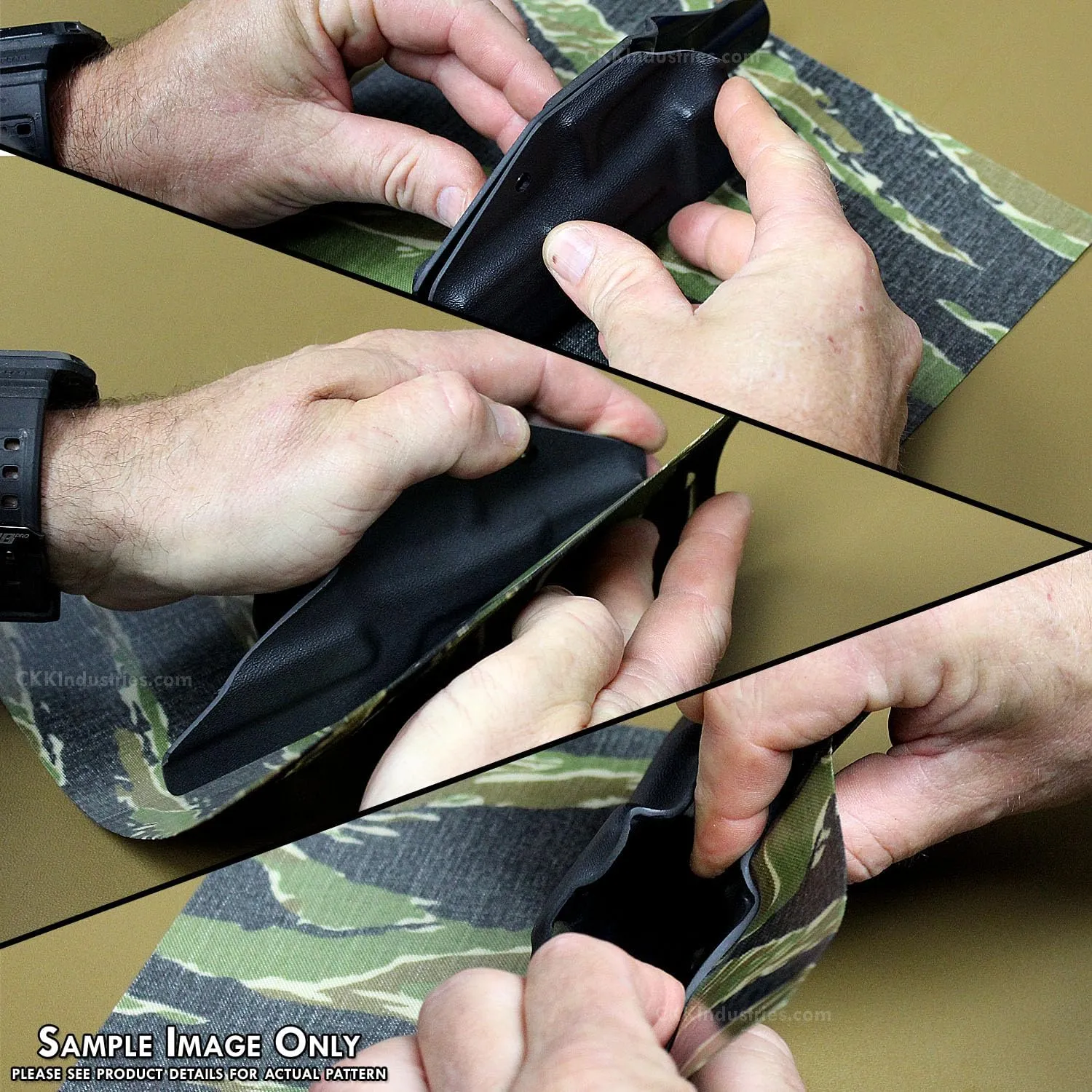 EDC Wrap - Cordura Fabric Wrap for Kydex Holsters, Sheaths, Headphones, and Everyday Carry Items - Cordura & Polyester Fabric Options