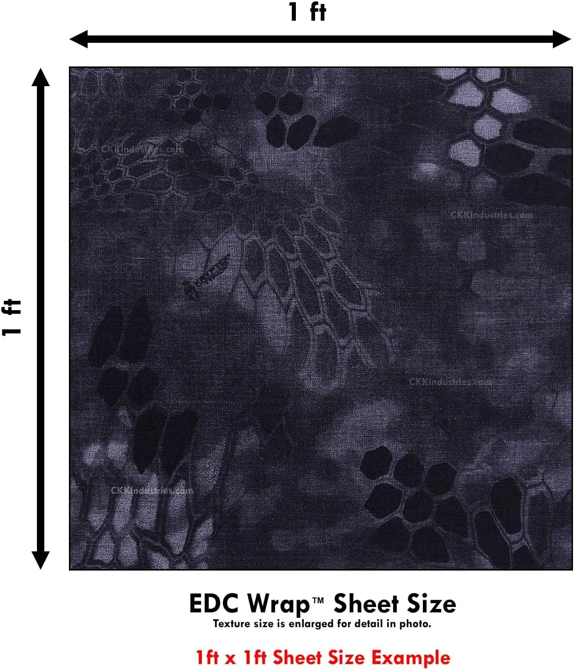 EDC Wrap - Cordura Fabric Wrap for Kydex Holsters, Sheaths, Headphones, and Everyday Carry Items - Cordura & Polyester Fabric Options