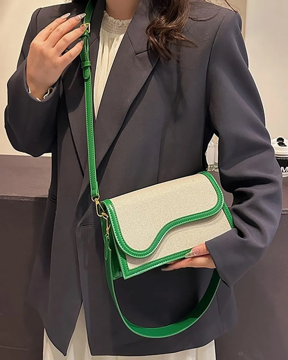 Elegant Designer Womens PU Leather Shoulder & Crossbody Handbag Includes a Satchel Bag and Small Clutch Purse
