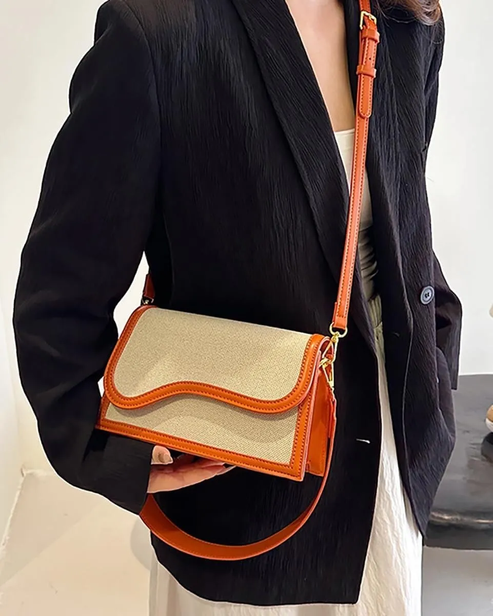 Elegant Designer Womens PU Leather Shoulder & Crossbody Handbag Includes a Satchel Bag and Small Clutch Purse