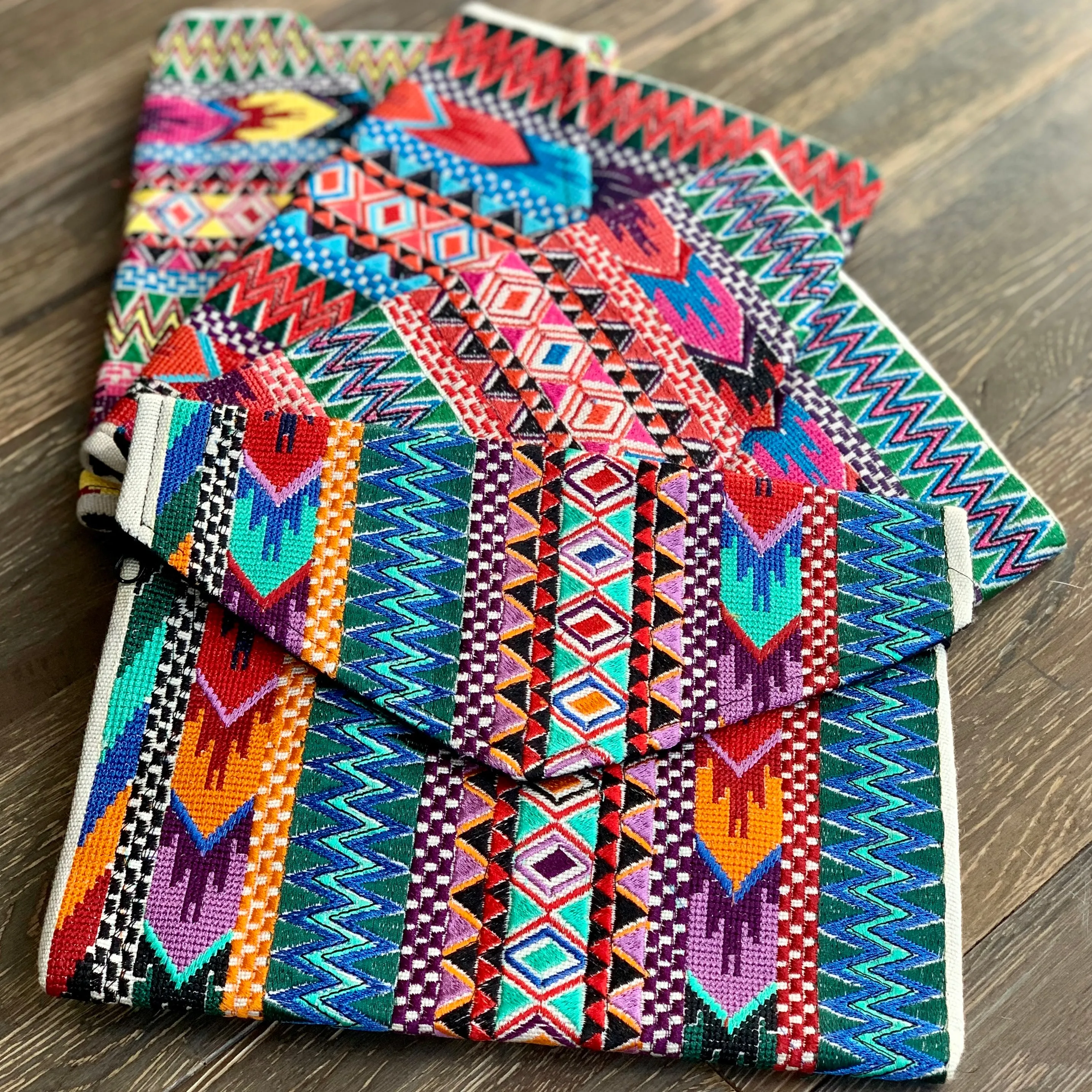 Embroidered Clutch - Southwestern