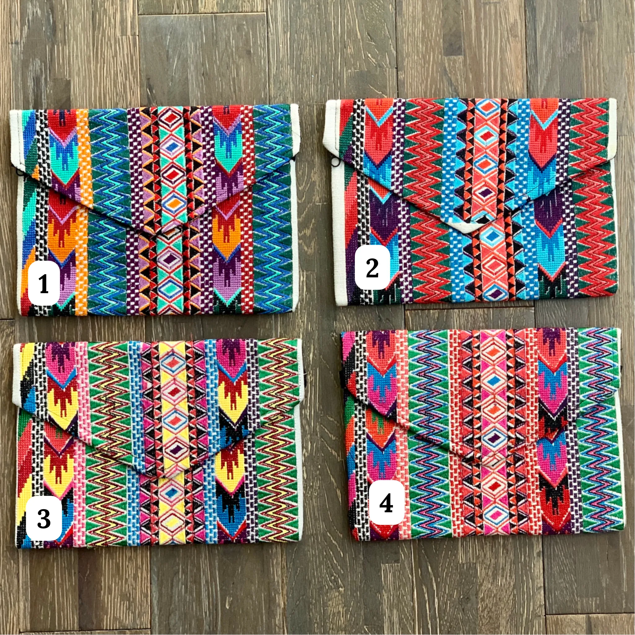 Embroidered Clutch - Southwestern