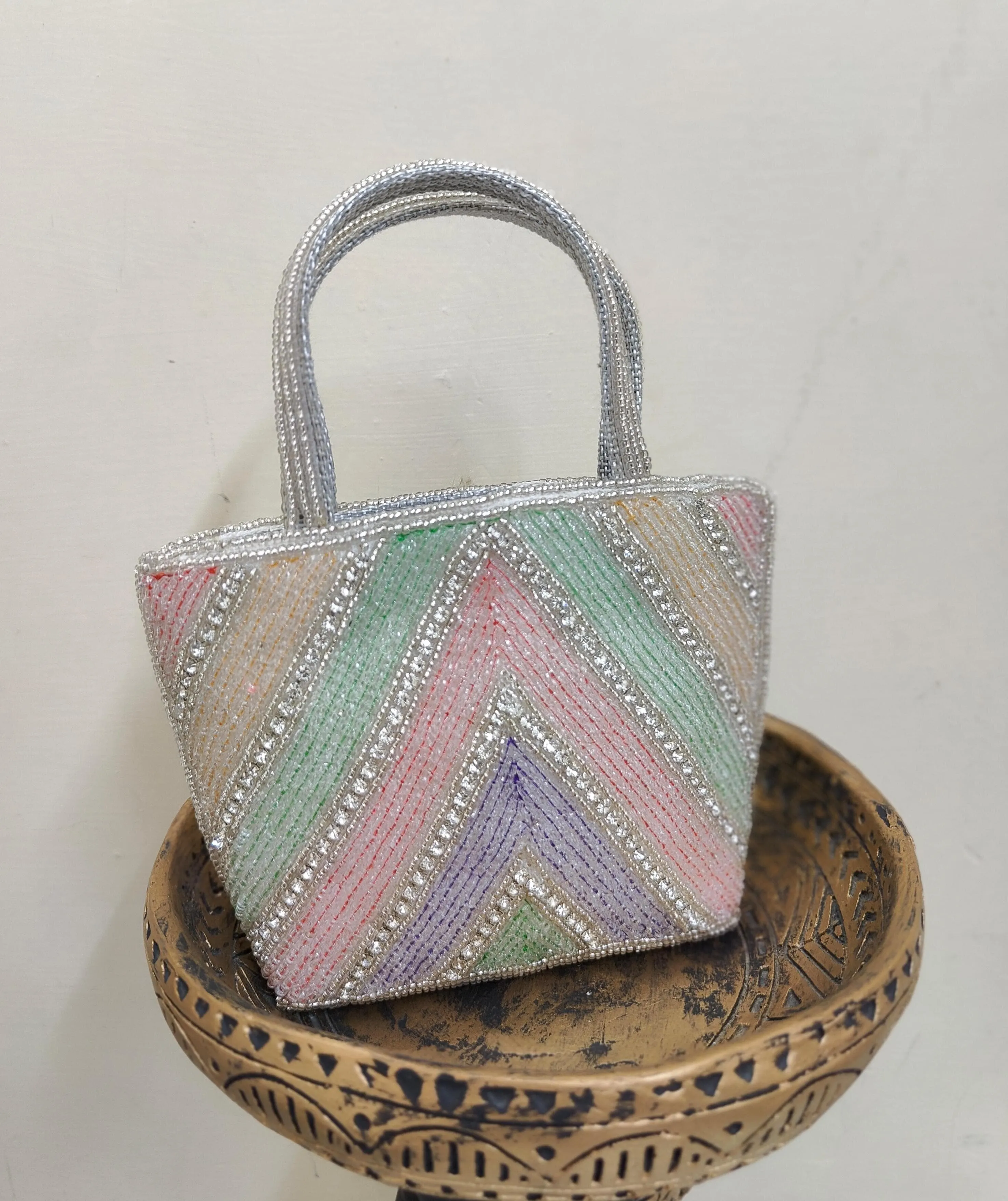 Embroidered Clutch