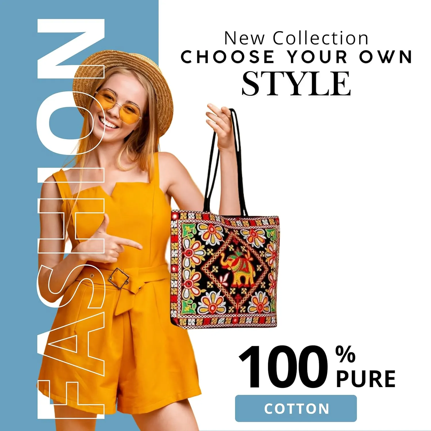 Embroidered Handmade Purses for Women Tote | Shoulder Bag | Handbag | ladies Hobo Bag Wallet Retro Canvas bag