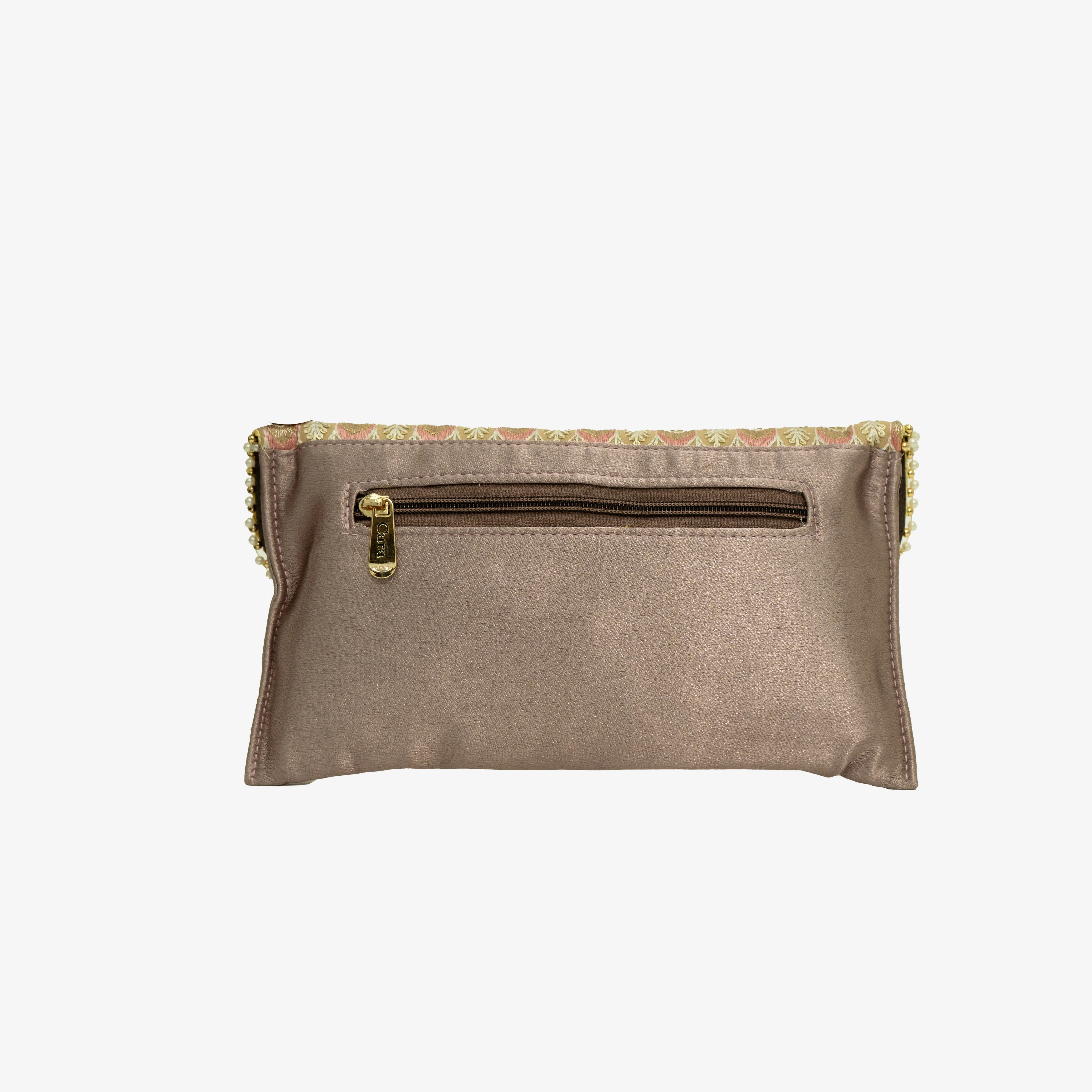 Embroidered Splendor clutch  | Cara