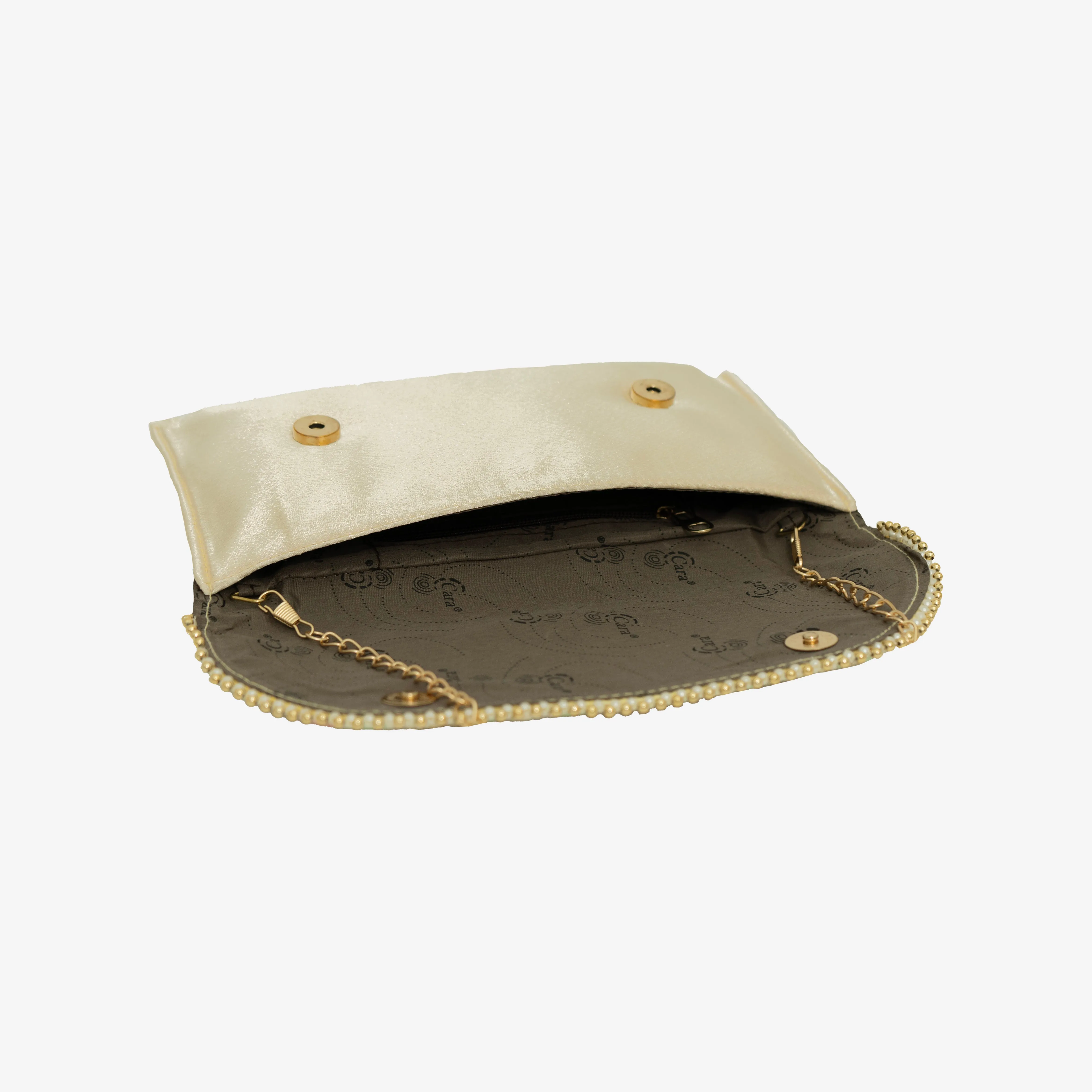 Embroidered Splendor clutch  | Cara
