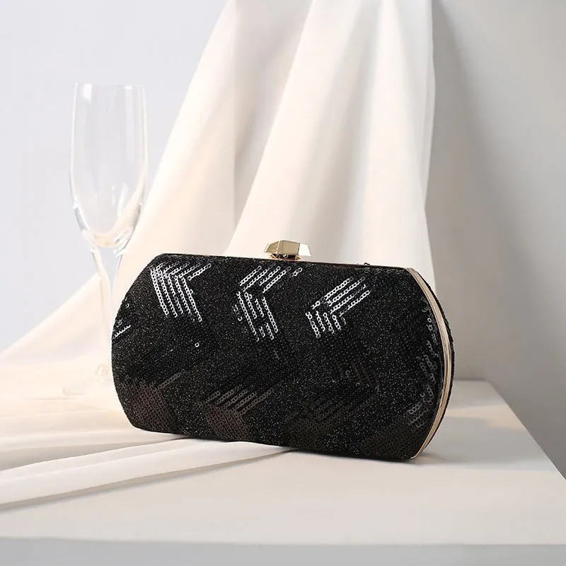 Evening Clutch Bag Sequin Mini Ladies Handbag Wedding Party Purse