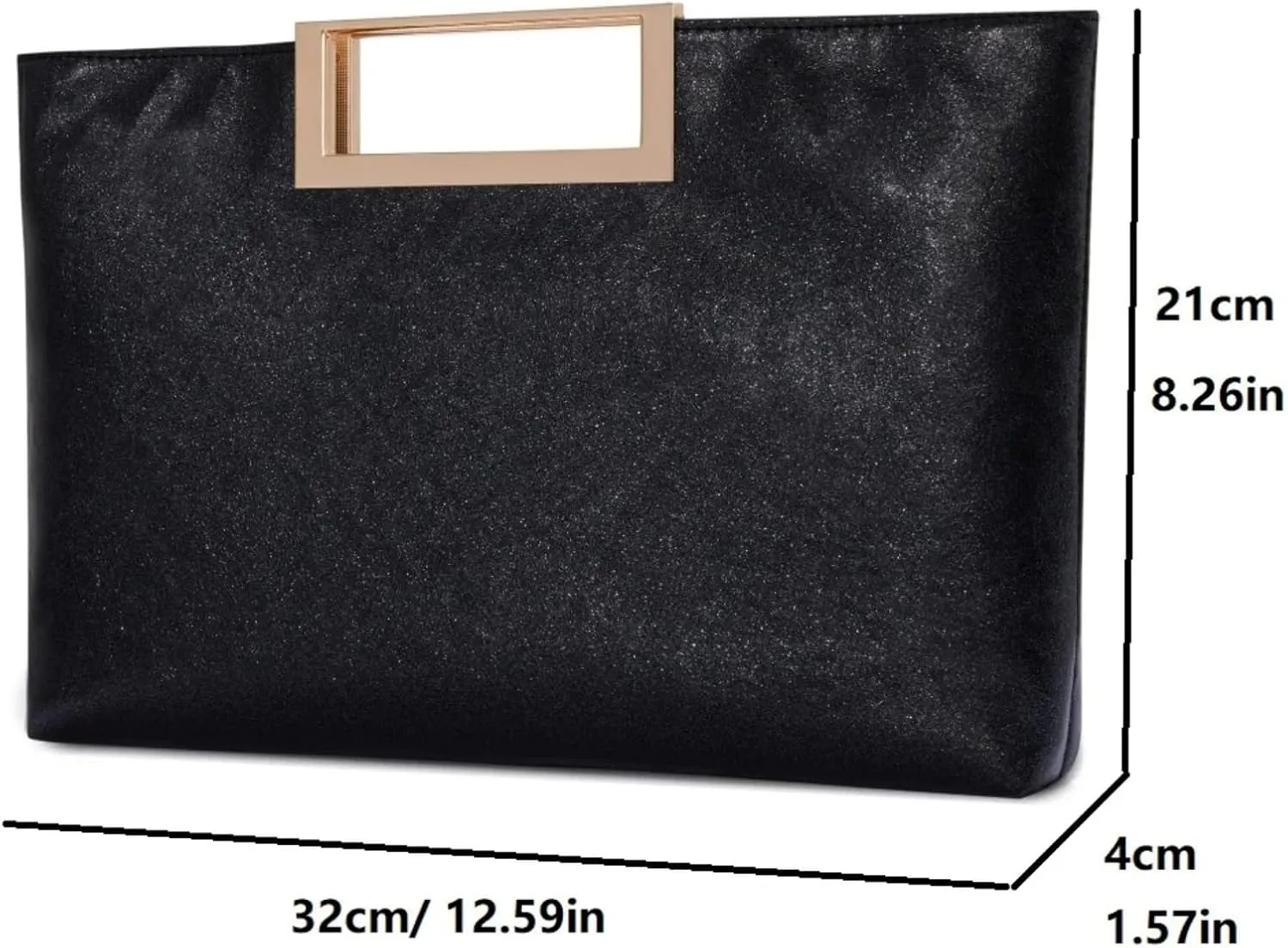 Evening Clutch Purses for Women, Fashion PU Leather Handbag Stylish Bag Elegant Party Shoulder Prom for Wedding