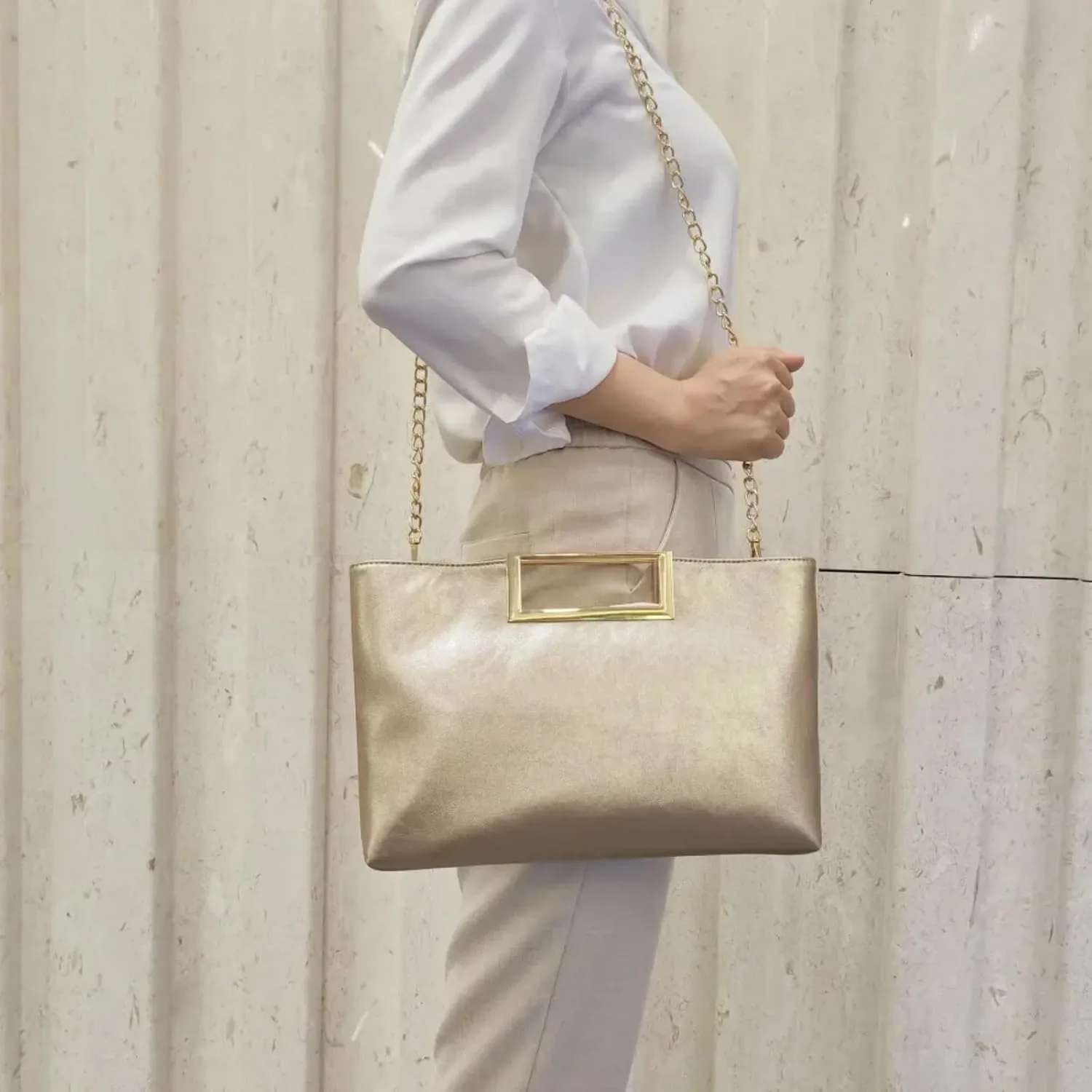 Evening Clutch Purses for Women, Fashion PU Leather Handbag Stylish Bag Elegant Party Shoulder Prom for Wedding