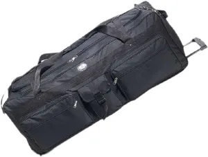Everest Wheeled Duffel 42-Inch Travel Gear Luggage Sports Gym Bag(Black,42-Inch)