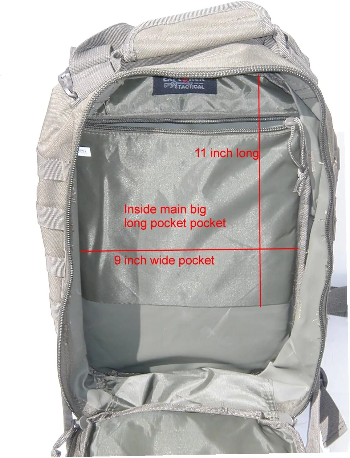 Explorer B3-PinkExplorer Tactical 72 Hours Combat Rucksack 17 Inch Backpack-Black with Pick Stripes, Black with Pink Strips, 17" X 9" X 11"