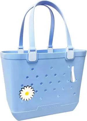 Extra Large Rubber Tote Bag for Beach, Pool, Boat. Waterproof, Lightweight- Parent