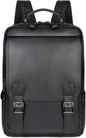 Fashion, leisure, business, leather backpack, laptop bag, men's backpack