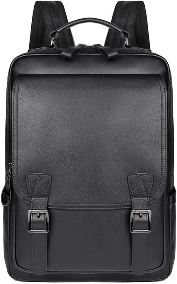 Fashion, leisure, business, leather backpack, laptop bag, men's backpack
