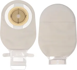 FDA Registered, 20 PCS Drainable Ostomy Pouches, One-Piece Colostomy Bags, 12” Big, Cut-to-Fit (2 1/4”), Dual-Layer Adhesives, Skin-Friendly, Sweat-Proof, Odor Control