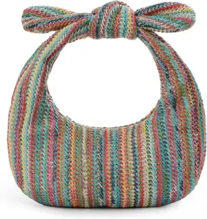 Fecialy Women Bow Purse Straw Summer Clutch Bag Beach Woven Handbags Vacation Tote Formal Party Wedding 2024 New