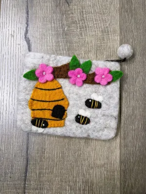 Felt Beehive Purse
