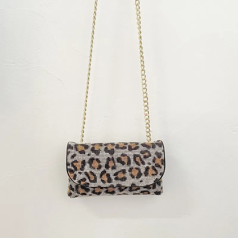Female Bling Chain Crossbody Bag