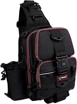 Fiblink Tackle Backpack - Water-Resistant Storage Pack With Rod & Gear Holder, Fishing Shoulder Bag