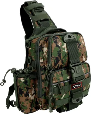 Fiblink Tackle Backpack - Water-Resistant Storage Pack With Rod & Gear Holder, Fishing Shoulder Bag