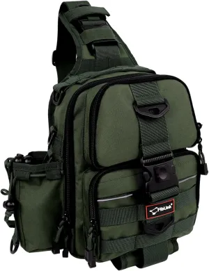 Fiblink Tackle Backpack - Water-Resistant Storage Pack With Rod & Gear Holder, Fishing Shoulder Bag