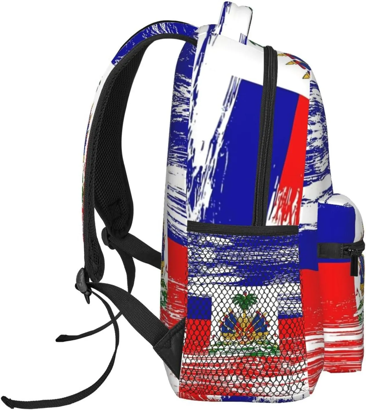 Flag of Haiti Backpack Casual Hiking Camping Travel Backpacks Lightweight Daypack Bag Women Men Bookbag