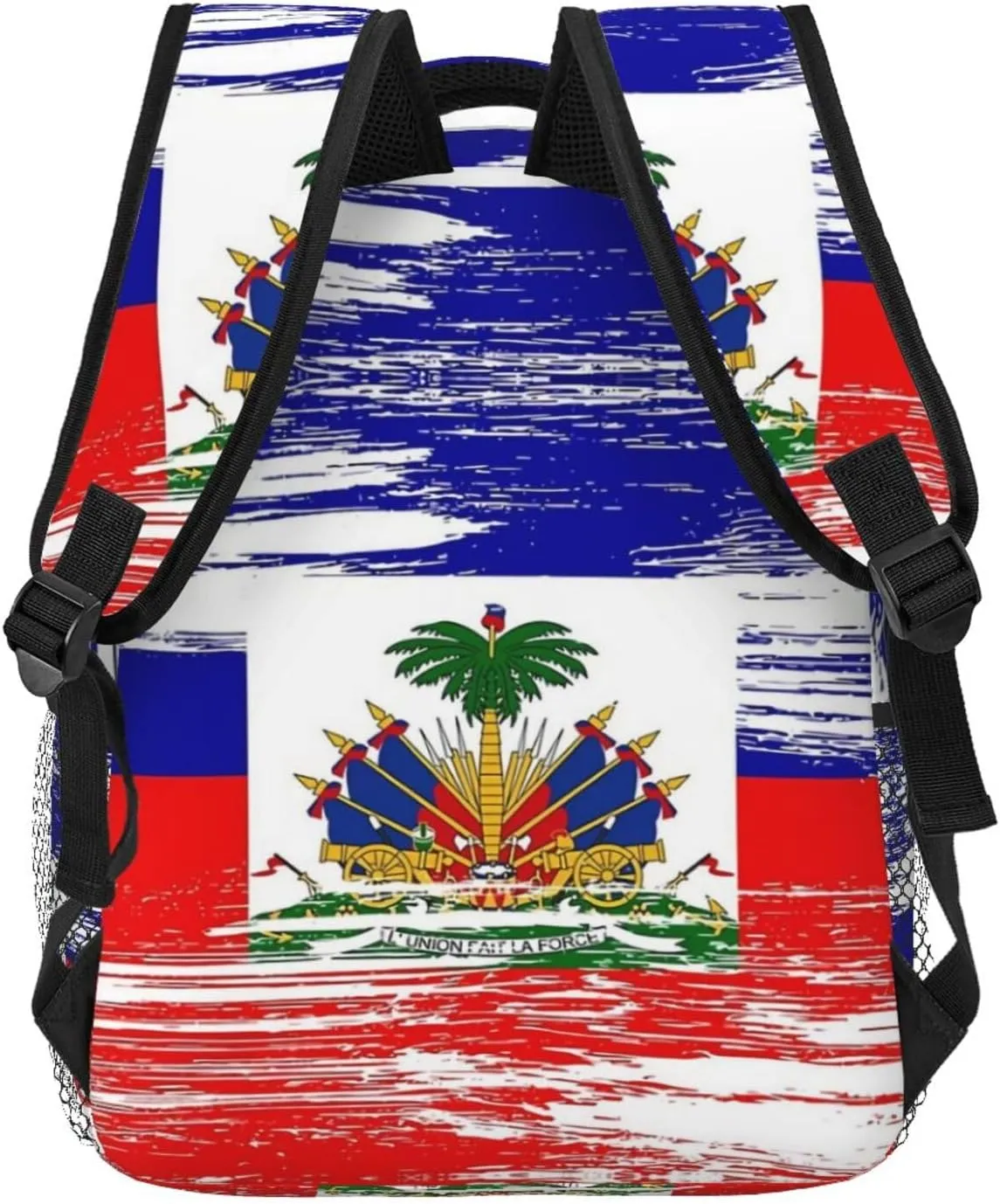 Flag of Haiti Backpack Casual Hiking Camping Travel Backpacks Lightweight Daypack Bag Women Men Bookbag