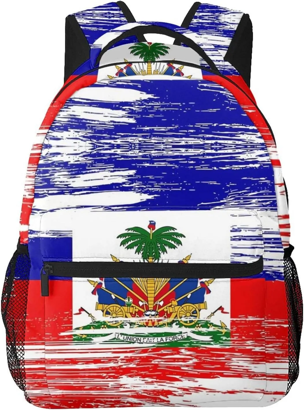 Flag of Haiti Backpack Casual Hiking Camping Travel Backpacks Lightweight Daypack Bag Women Men Bookbag