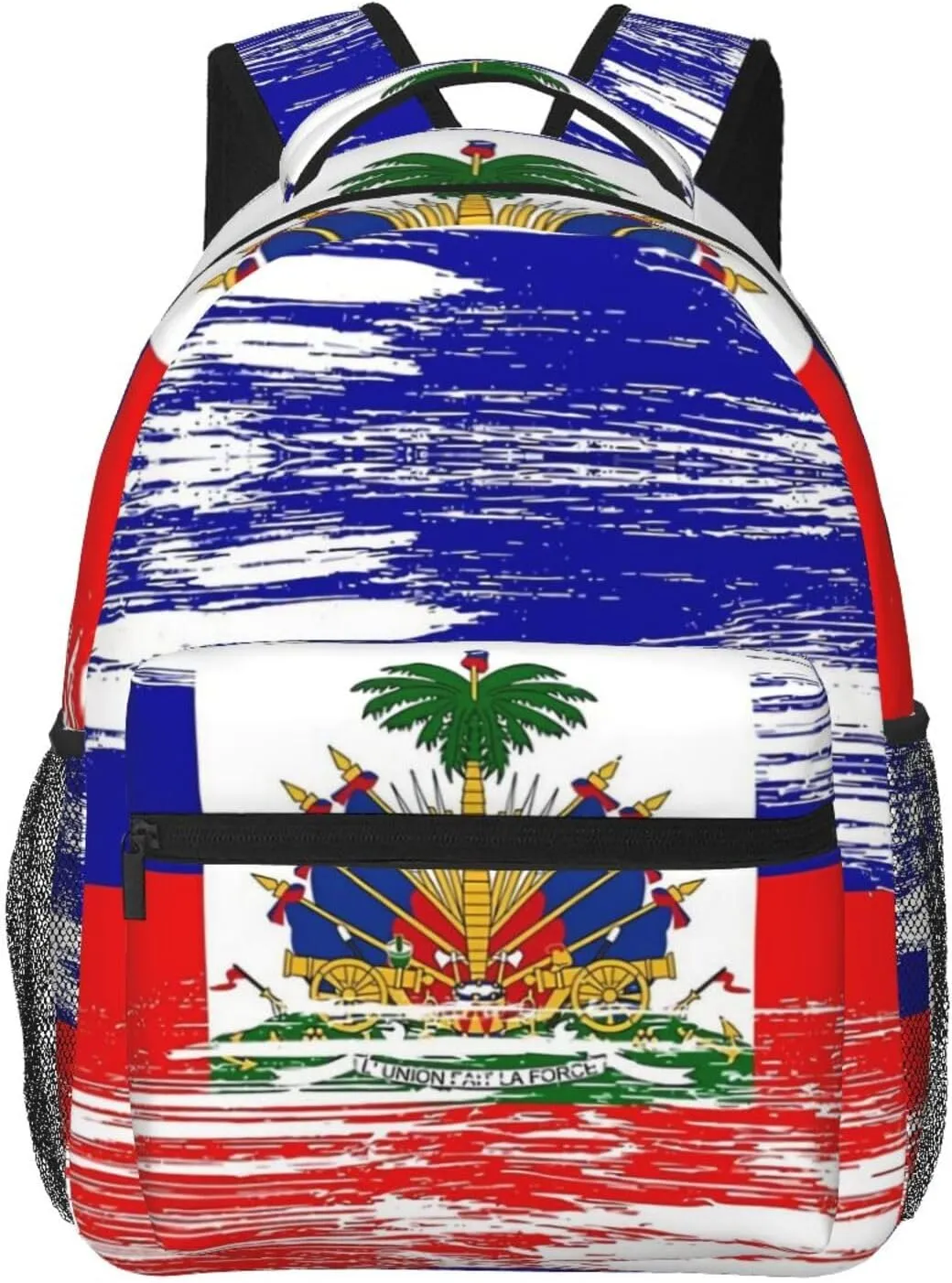 Flag of Haiti Backpack Casual Hiking Camping Travel Backpacks Lightweight Daypack Bag Women Men Bookbag