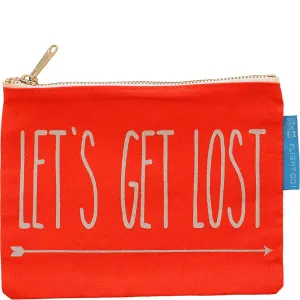 Flight 001 Let's Get Lost Canvas Pouch