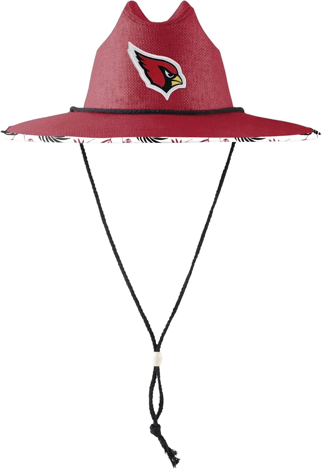 FOCO Men's NFL Team Logo Floral Lifeguard Beach Straw Sun Hat