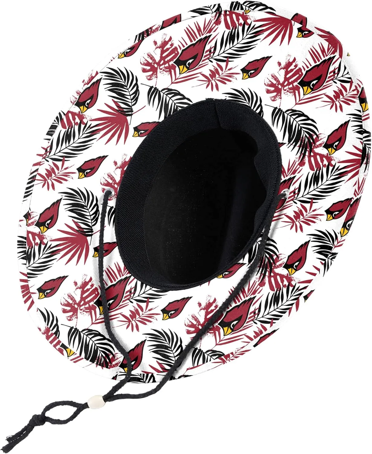 FOCO Men's NFL Team Logo Floral Lifeguard Beach Straw Sun Hat