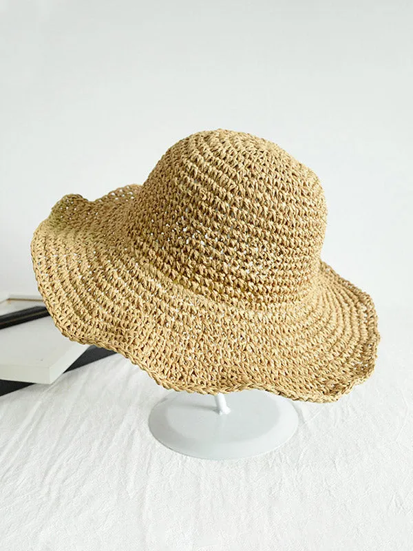 Foldable Beach Straw Hat
