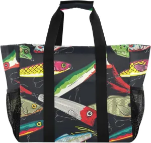 Foldable Grocery Reusable Tote Grocery Bag, Travel Canvas Shoulder Bags, Large Casual Laundry Pool Beach Bag