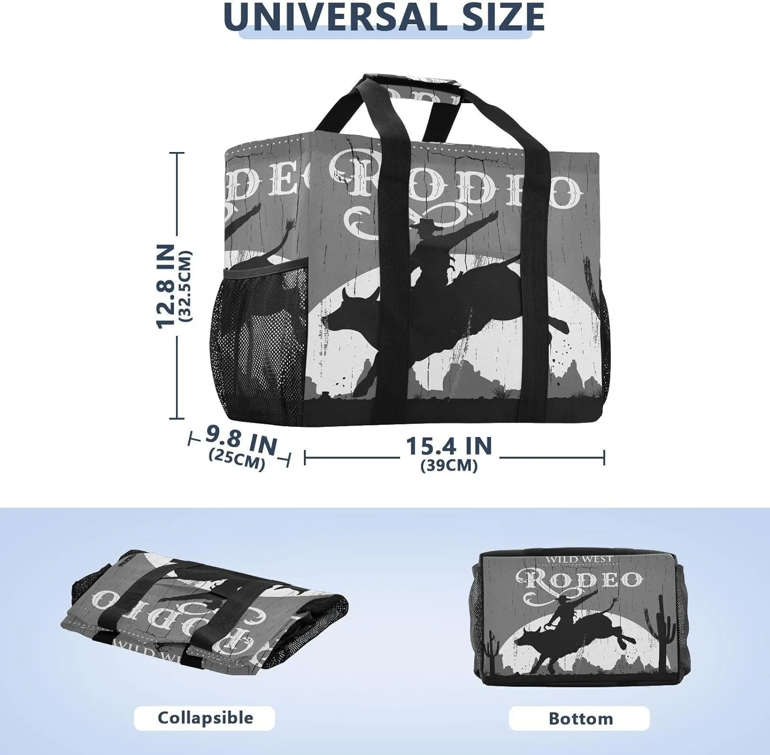 Foldable Grocery Reusable Tote Grocery Bag, Travel Canvas Shoulder Bags, Large Casual Laundry Pool Beach Bag