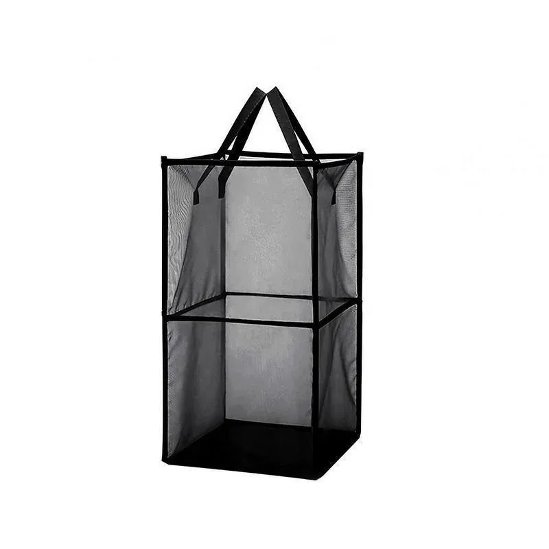 Foldable Mesh Laundry Basket 1PC 2Sizes 2Colours