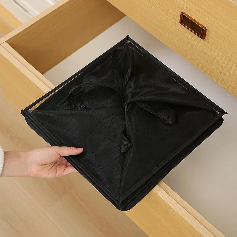 Foldable Mesh Laundry Basket 1PC 2Sizes 2Colours