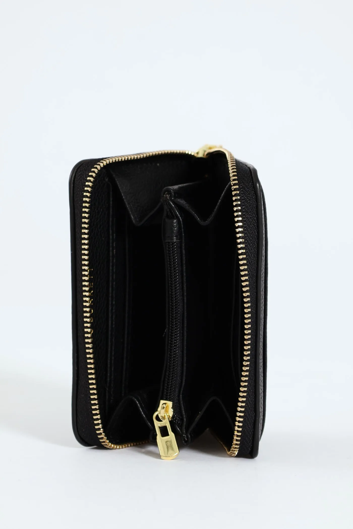 Gabi Zip Around Purse - Black