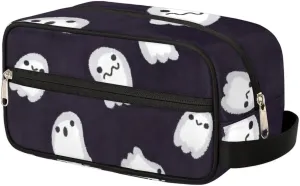 Ghost Halloween Makeup Bag Travel Toiletry Bag for Women, Kids Toiletry Bag Cosmetic Waterproof Small Easy-carry