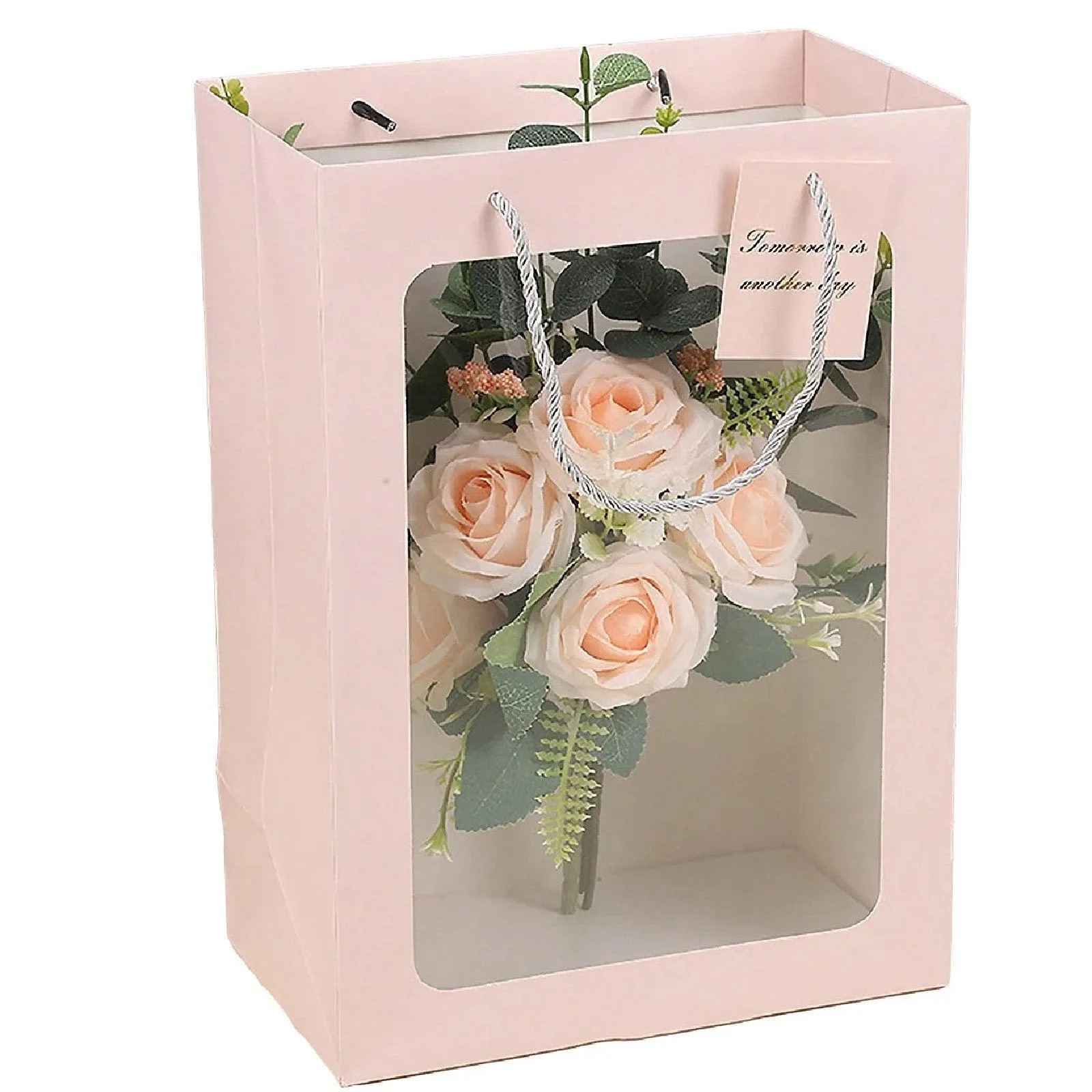 Gifts with Window Tote Bag 3 Colors 25PCS