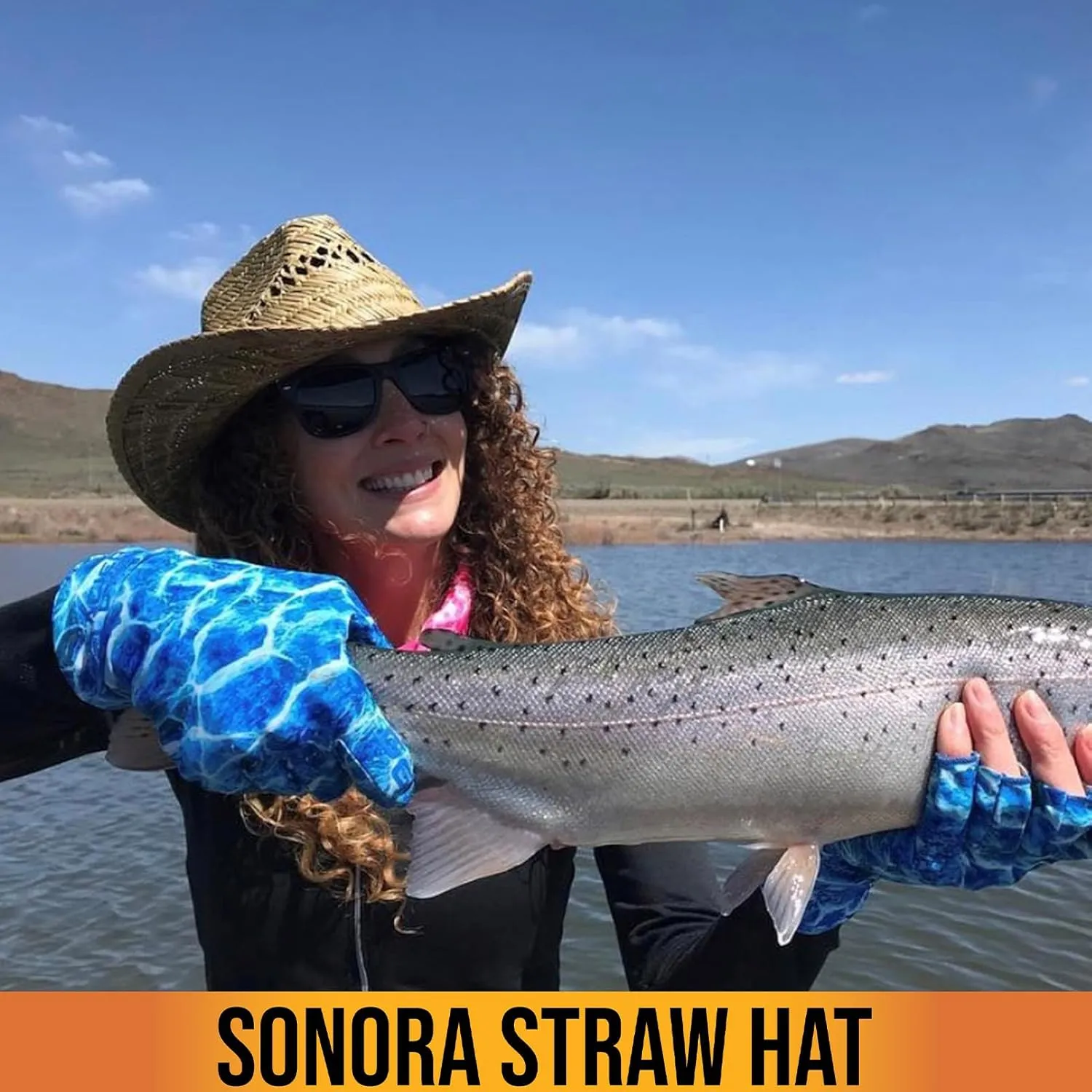 Glacier Glove Unisex Sonora Straw Hat | Lightweight Breathable Quick-Drying Wide-Brimmed Sun Hat with Adjustable Chin Strap