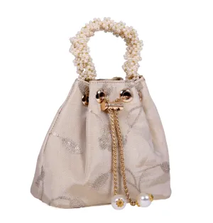 Gold Batwa style clutch