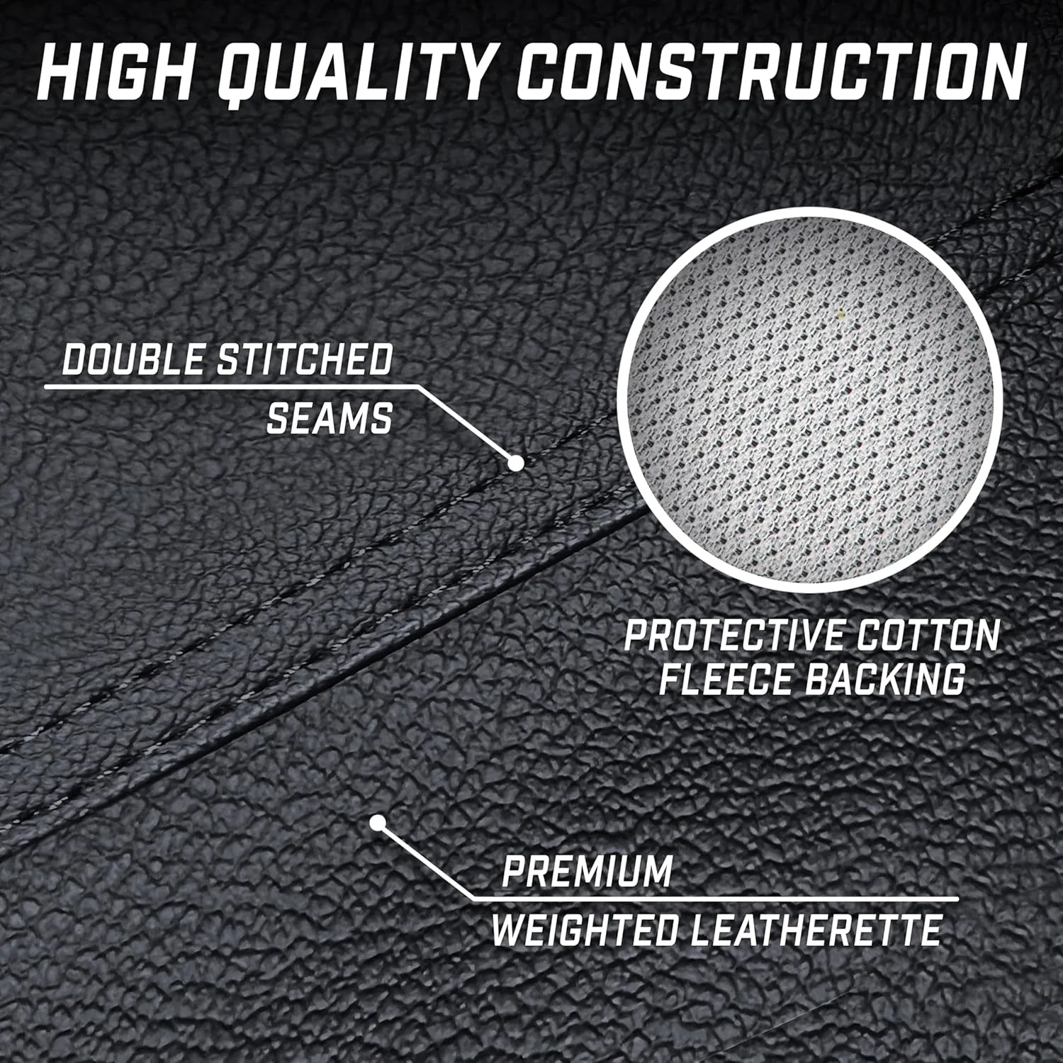 GoSports Premium Leatherette Pool Table Covers - Waterproof & Tearproof - 6/7/8/9 ft Heavy Duty Indoor & Outdoor Billiard Table Covers