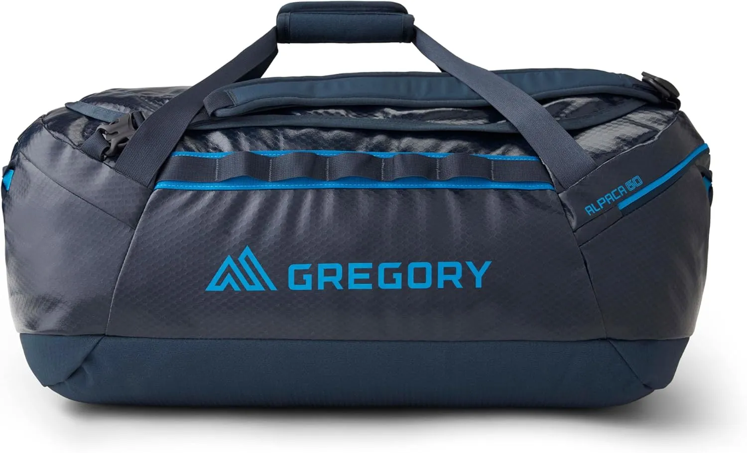 Gregory Alpaca 60L Water-Resistant Adventure Travel/Gear Organization Duffel Bag with Packing Cube Included, Slate Blue